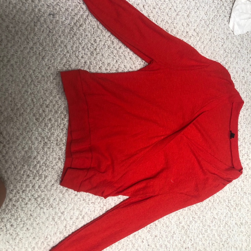 Red sweater
